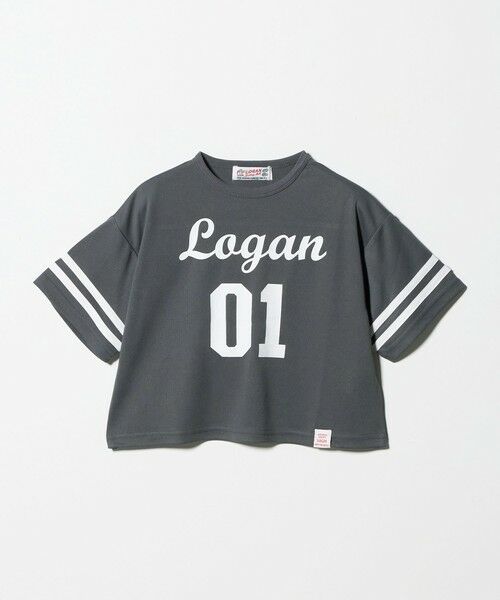 green label relaxing / グリーンレーベル リラクシング カットソー | 【別注】＜LOGAN knitting mills＞ナンバリング Tシャツ / キッズ  120cm-160cm | 詳細3