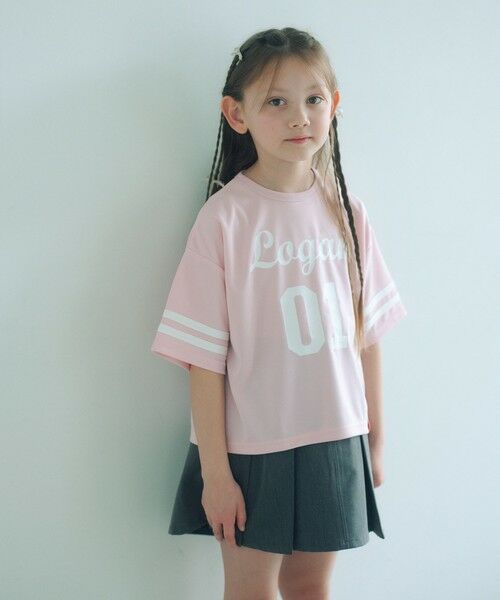 green label relaxing / グリーンレーベル リラクシング カットソー | 【別注】＜LOGAN knitting mills＞ナンバリング Tシャツ / キッズ  120cm-160cm | 詳細13