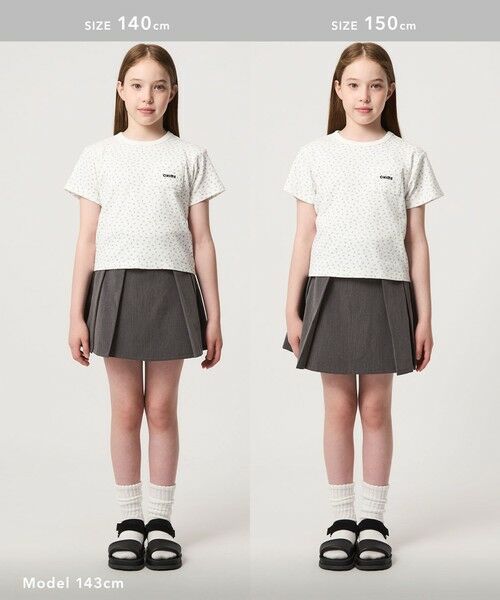 green label relaxing / グリーンレーベル リラクシング カットソー | 【COOL CHIC GIRLS STYLE】小花柄 Tシャツ / キッズ  120cm-160cm | 詳細7