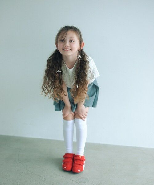 green label relaxing / グリーンレーベル リラクシング カットソー | 【COOL CHIC GIRLS STYLE】小花柄 Tシャツ / キッズ  120cm-160cm | 詳細4