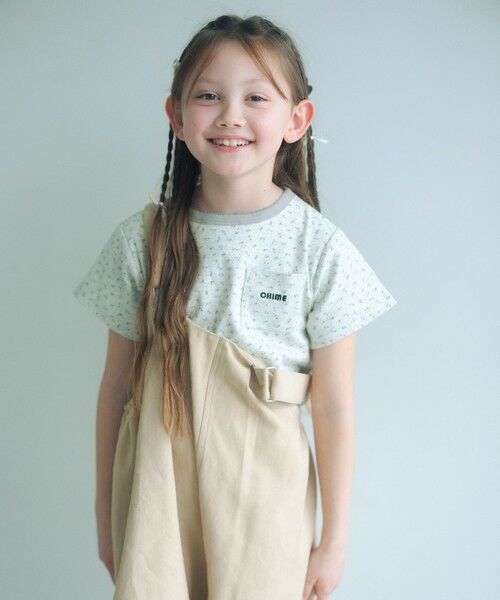 green label relaxing / グリーンレーベル リラクシング カットソー | 【COOL CHIC GIRLS STYLE】小花柄 Tシャツ / キッズ  120cm-160cm | 詳細10