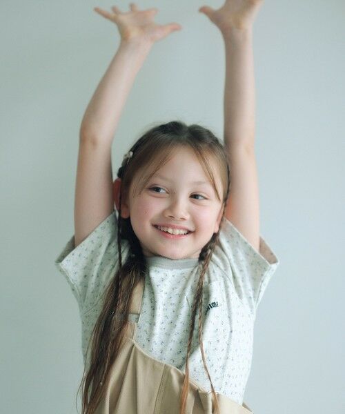 green label relaxing / グリーンレーベル リラクシング カットソー | 【COOL CHIC GIRLS STYLE】小花柄 Tシャツ / キッズ  120cm-160cm | 詳細11