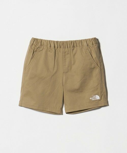 green label relaxing / グリーンレーベル リラクシング ショート・ハーフ・半端丈パンツ | ＜THE NORTH FACE＞コットン イージーショート / キッズ  110cm-120cm（BEIGE）