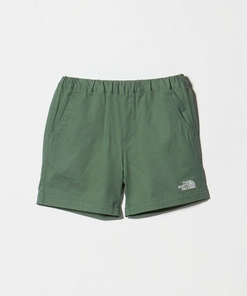 green label relaxing / グリーンレーベル リラクシング ショート・ハーフ・半端丈パンツ | ＜THE NORTH FACE＞コットン イージーショート / キッズ  110cm-120cm（OLIVE）
