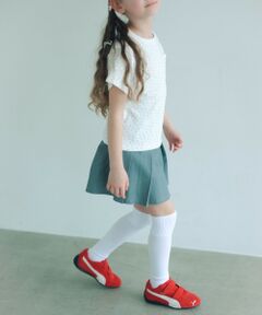 green label relaxing / グリーンレーベル リラクシング ショート・ハーフ・半端丈パンツ | 【COOL CHIC GIRLS STYLE】プリーツ スカパン / キッズ  120cm-160cm