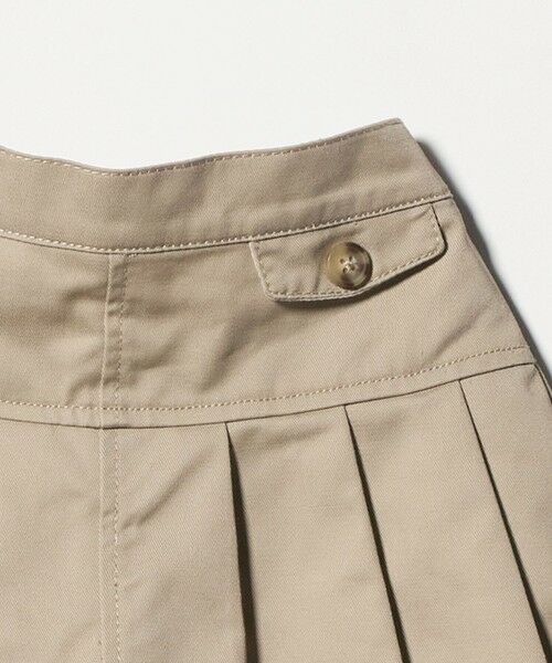 green label relaxing / グリーンレーベル リラクシング ロング・マキシ丈スカート | ツイルプリーツ キュロット スカート / キッズ  100cm-160cm | 詳細3