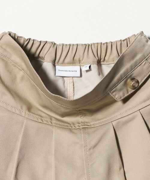 green label relaxing / グリーンレーベル リラクシング ロング・マキシ丈スカート | ツイルプリーツ キュロット スカート / キッズ  100cm-160cm | 詳細6