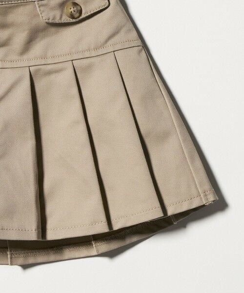 green label relaxing / グリーンレーベル リラクシング ロング・マキシ丈スカート | ツイルプリーツ キュロット スカート / キッズ  100cm-160cm | 詳細7