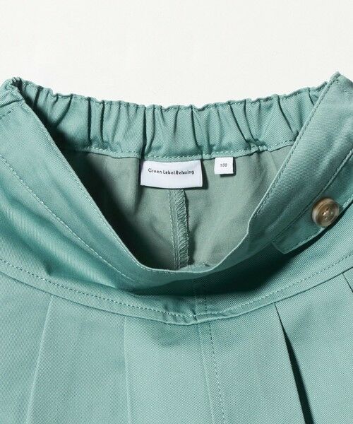 green label relaxing / グリーンレーベル リラクシング ロング・マキシ丈スカート | ツイルプリーツ キュロット スカート / キッズ  100cm-160cm | 詳細18