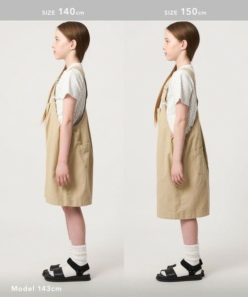 green label relaxing / グリーンレーベル リラクシング サロペット・オールインワン | 【COOL CHIC GIRLS STYLE】サロペット ショーツ / キッズ 120cm-160cm | 詳細7