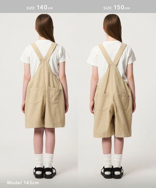 green label relaxing / グリーンレーベル リラクシング サロペット・オールインワン | 【COOL CHIC GIRLS STYLE】サロペット ショーツ / キッズ 120cm-160cm | 詳細8