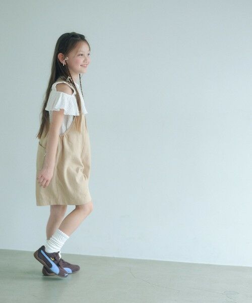 green label relaxing / グリーンレーベル リラクシング サロペット・オールインワン | 【COOL CHIC GIRLS STYLE】サロペット ショーツ / キッズ  120cm-160cm | 詳細4