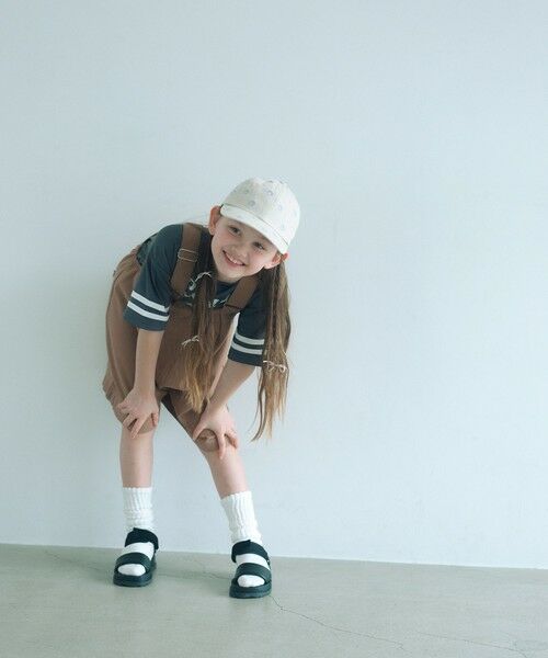 green label relaxing / グリーンレーベル リラクシング サロペット・オールインワン | 【COOL CHIC GIRLS STYLE】サロペット ショーツ / キッズ  120cm-160cm | 詳細8