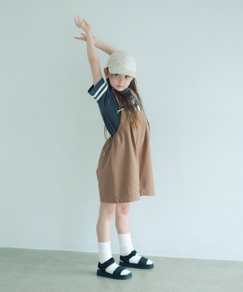 green label relaxing / グリーンレーベル リラクシング サロペット・オールインワン | 【COOL CHIC GIRLS STYLE】サロペット ショーツ / キッズ  120cm-160cm | 詳細9