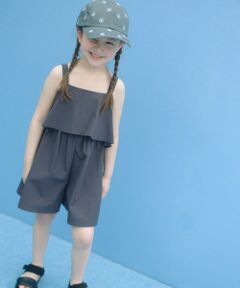 green label relaxing / グリーンレーベル リラクシング サロペット・オールインワン | ラッフルサロペット/ キッズ 120cm-130cm