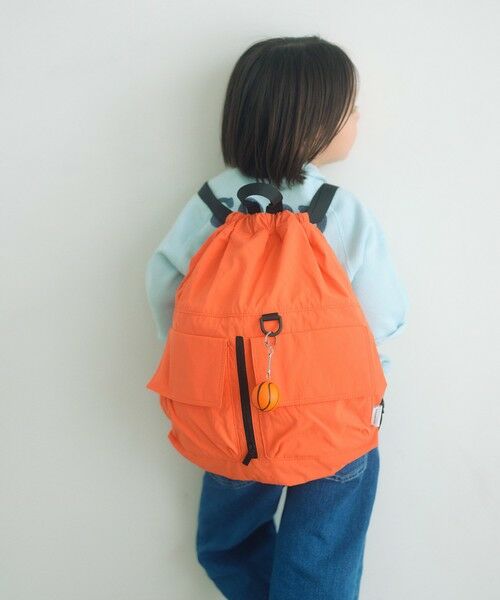 green label relaxing / グリーンレーベル リラクシング リュック・バックパック | ナップサック / リュック / キッズ はっ水（ORANGE）