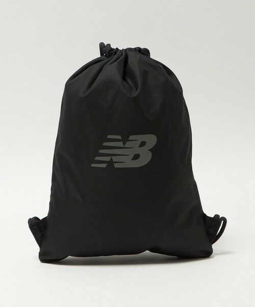 green label relaxing / グリーンレーベル リラクシング リュック・バックパック | ＜New Balance＞ドローストリングバッグ（11L） / キッズ（BLACK）