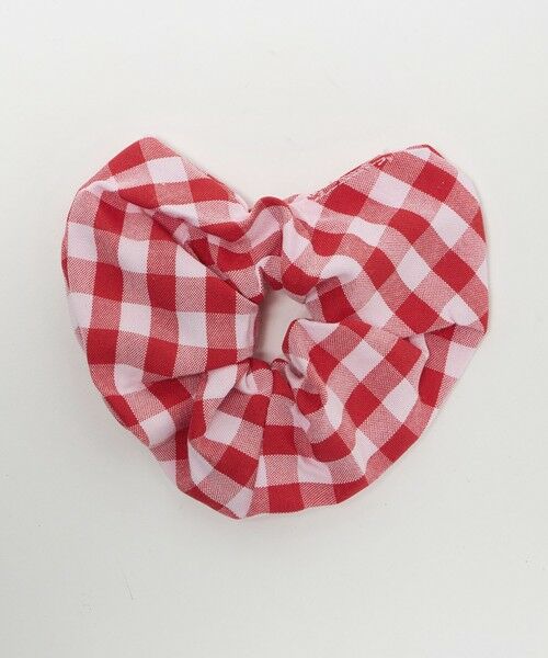 green label relaxing / グリーンレーベル リラクシング ヘアゴム・シュシュ | ＜Rockahula Kids＞ギンガムハート シュシュ / キッズ（RED）