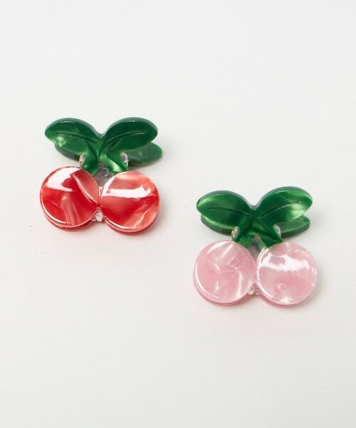 green label relaxing / グリーンレーベル リラクシング ヘアピン | ＜Rockahula Kids＞Cherries ヘアクリップ / キッズ | 詳細1