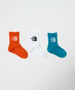 green label relaxing / グリーンレーベル リラクシング ソックス | ＜THE NORTH FACE＞ロゴ 3P クルーソックス / キッズ  16cm-18cm