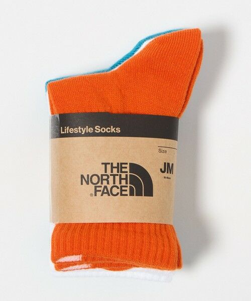 green label relaxing / グリーンレーベル リラクシング ソックス | ＜THE NORTH FACE＞ロゴ 3P クルーソックス / キッズ  16cm-18cm | 詳細22