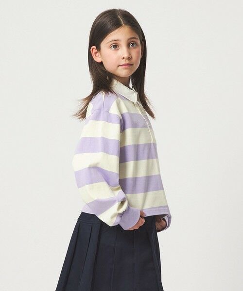 green label relaxing / グリーンレーベル リラクシング カットソー | ショート ラガーシャツ / キッズ  140cm-160cm | 詳細8