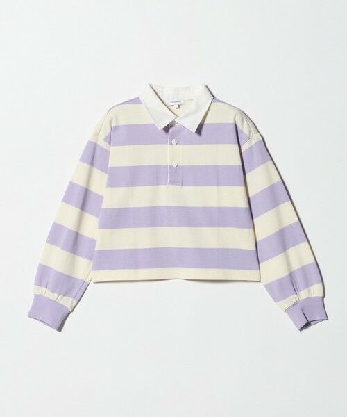 green label relaxing / グリーンレーベル リラクシング カットソー | ショート ラガーシャツ / キッズ  140cm-160cm（LILAC）