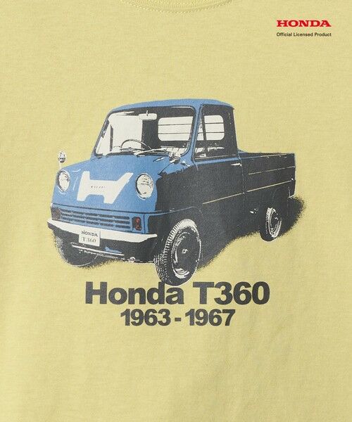 green label relaxing / グリーンレーベル リラクシング カットソー | 【別注】＜URBAMENT＞Honda ロングスリーブ Tシャツ / キッズ 140cm-150cm | 詳細3