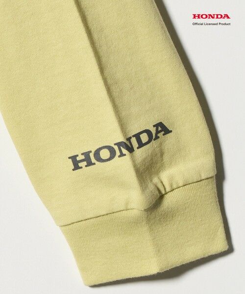 green label relaxing / グリーンレーベル リラクシング カットソー | 【別注】＜URBAMENT＞Honda ロングスリーブ Tシャツ / キッズ 140cm-150cm | 詳細4