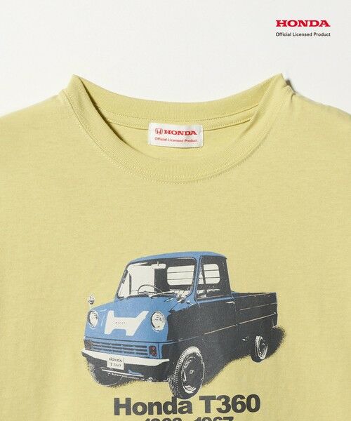 green label relaxing / グリーンレーベル リラクシング カットソー | 【別注】＜URBAMENT＞Honda ロングスリーブ Tシャツ / キッズ 140cm-150cm | 詳細2