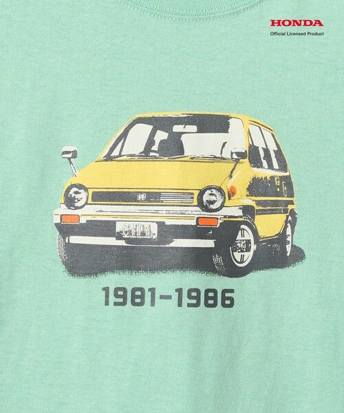 green label relaxing / グリーンレーベル リラクシング カットソー | 【別注】＜URBAMENT＞Honda ロングスリーブ Tシャツ / キッズ 140cm-150cm | 詳細8