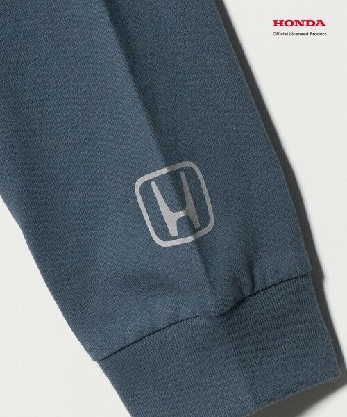 green label relaxing / グリーンレーベル リラクシング カットソー | 【別注】＜URBAMENT＞Honda ロングスリーブ Tシャツ / キッズ 140cm-150cm | 詳細20