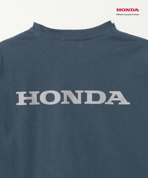green label relaxing / グリーンレーベル リラクシング カットソー | 【別注】＜URBAMENT＞Honda ロングスリーブ Tシャツ / キッズ 140cm-150cm | 詳細21