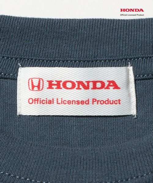 green label relaxing / グリーンレーベル リラクシング カットソー | 【別注】＜URBAMENT＞Honda ロングスリーブ Tシャツ / キッズ 140cm-150cm | 詳細18