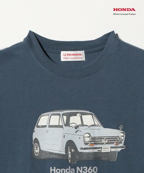 green label relaxing / グリーンレーベル リラクシング カットソー | 【別注】＜URBAMENT＞Honda ロングスリーブ Tシャツ / キッズ 140cm-150cm | 詳細12