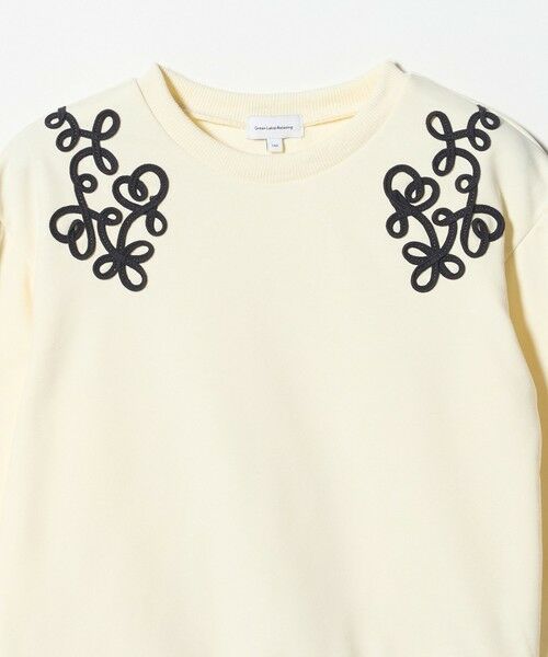 green label relaxing / グリーンレーベル リラクシング カットソー | 裏毛 コードシシュウ プルオーバー / スウェット / トレーナー / キッズ  140cm-160cm | 詳細2