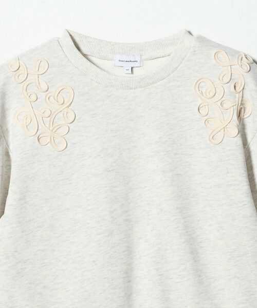 green label relaxing / グリーンレーベル リラクシング カットソー | 裏毛 コードシシュウ プルオーバー / スウェット / トレーナー / キッズ  140cm-160cm | 詳細2