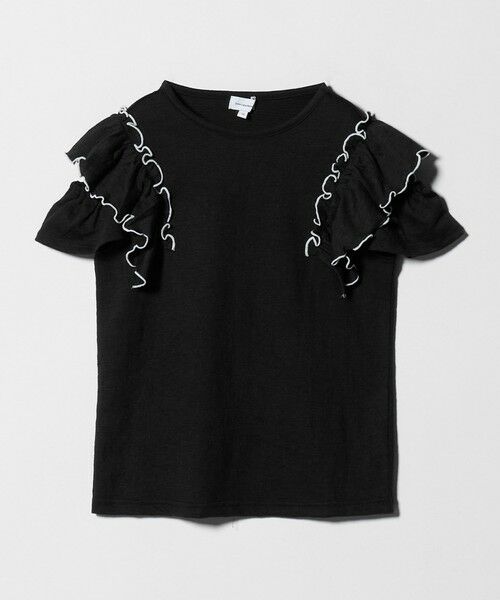 green label relaxing / グリーンレーベル リラクシング カットソー | ショルダースリット フリルTシャツ / キッズ  140cm-160cm | 詳細3