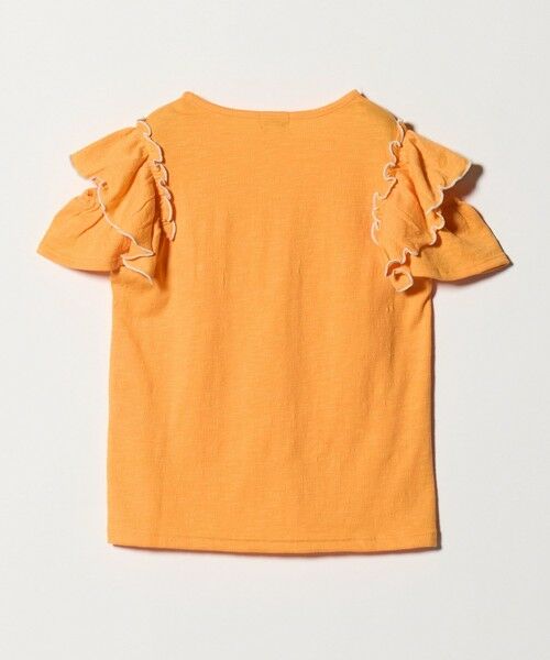 green label relaxing / グリーンレーベル リラクシング カットソー | ショルダースリット フリルTシャツ / キッズ  140cm-160cm | 詳細11