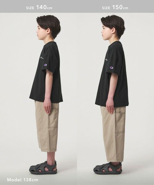 green label relaxing / グリーンレーベル リラクシング カットソー | ＜Champion＞ショート スリーブ Tシャツ / キッズ  140cm-160cm | 詳細7