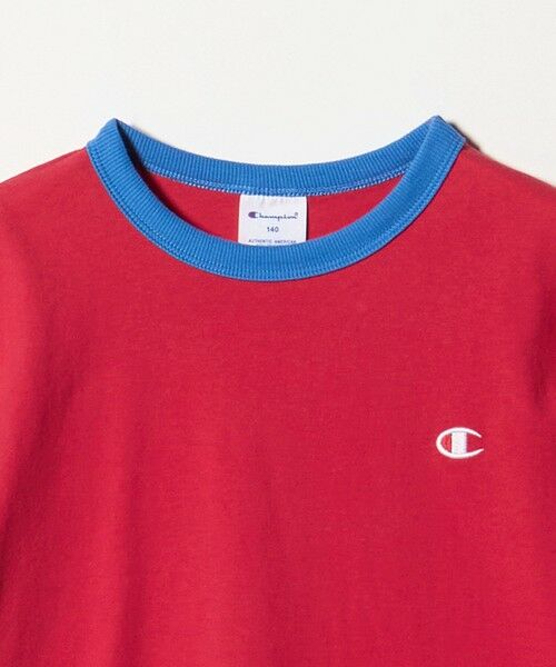 green label relaxing / グリーンレーベル リラクシング カットソー | 【WEB限定】＜Champion＞ショートスリーブ Tシャツ / キッズ  140cm-160cm | 詳細4