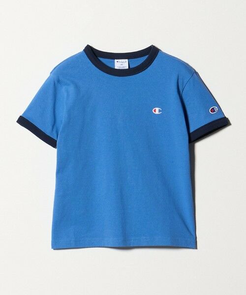 green label relaxing / グリーンレーベル リラクシング カットソー | 【WEB限定】＜Champion＞ショートスリーブ Tシャツ / キッズ  140cm-160cm（COBALT）