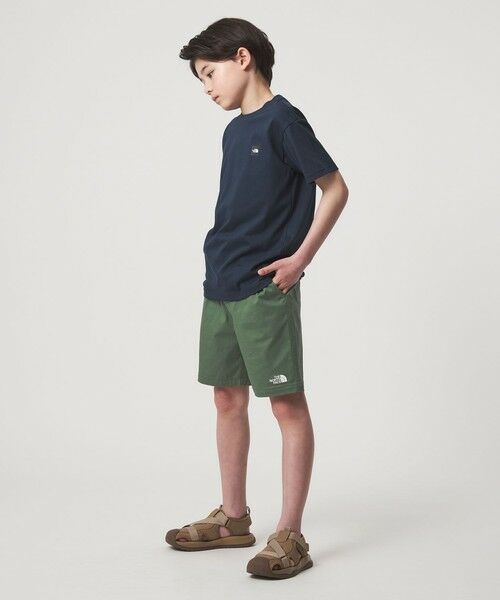 green label relaxing / グリーンレーベル リラクシング ショート・ハーフ・半端丈パンツ | ＜THE NORTH FACE＞コットン イージーショート / キッズ  130cm-160cm | 詳細12