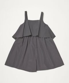 green label relaxing / グリーンレーベル リラクシング サロペット・オールインワン | ラッフルサロペット/ キッズ 140cm-150cm