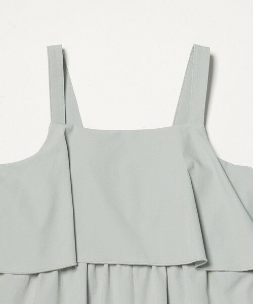 green label relaxing / グリーンレーベル リラクシング サロペット・オールインワン | ラッフルサロペット/ キッズ 140cm-150cm | 詳細2