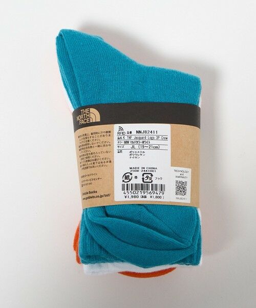 green label relaxing / グリーンレーベル リラクシング ソックス | ＜THE NORTH FACE＞ジャガード ロゴ 3P クルーソックス / キッズ | 詳細23