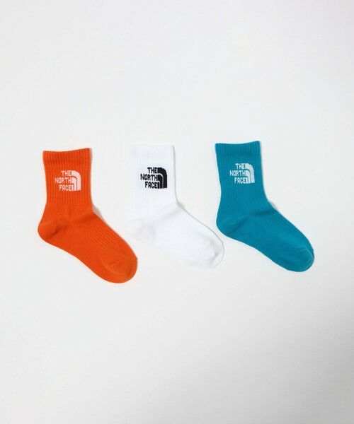 green label relaxing / グリーンレーベル リラクシング ソックス | ＜THE NORTH FACE＞ジャガード ロゴ 3P クルーソックス / キッズ（その他2）