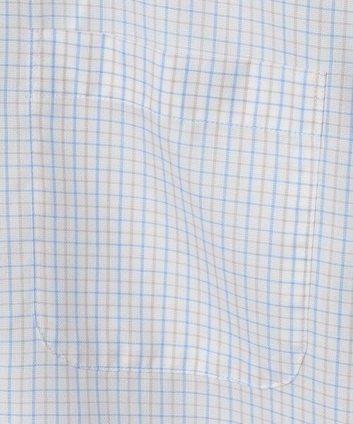 green label relaxing / グリーンレーベル リラクシング シャツ・ブラウス | エブリット TC パナマ チェック スナップ ボタンダウン シャツ -イージーアイロン・通気性- | 詳細6