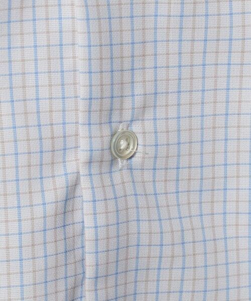 green label relaxing / グリーンレーベル リラクシング シャツ・ブラウス | エブリット TC パナマ チェック スナップ ボタンダウン シャツ -イージーアイロン・通気性- | 詳細7