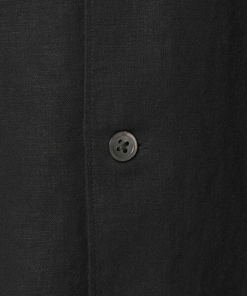 green label relaxing / グリーンレーベル リラクシング シャツ・ブラウス | レーヨン リネン フラップポケット オープンカラー シャツ | 詳細4